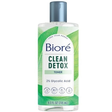 Biore Clean Detox Facial Toner - 8 fl oz