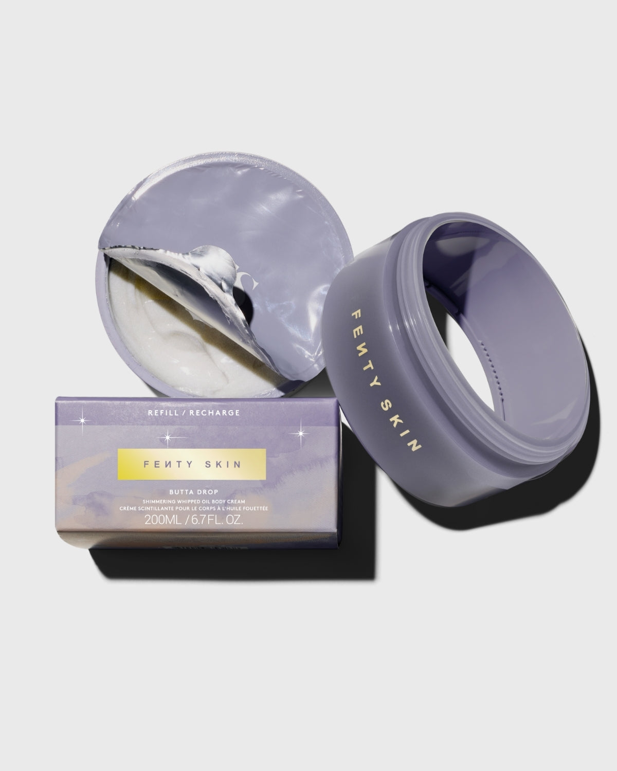 Butta Drop Refill Whipped Oil Body Cream with Tropical Oils + Shea Butter — Fenty Fresh Shimmering