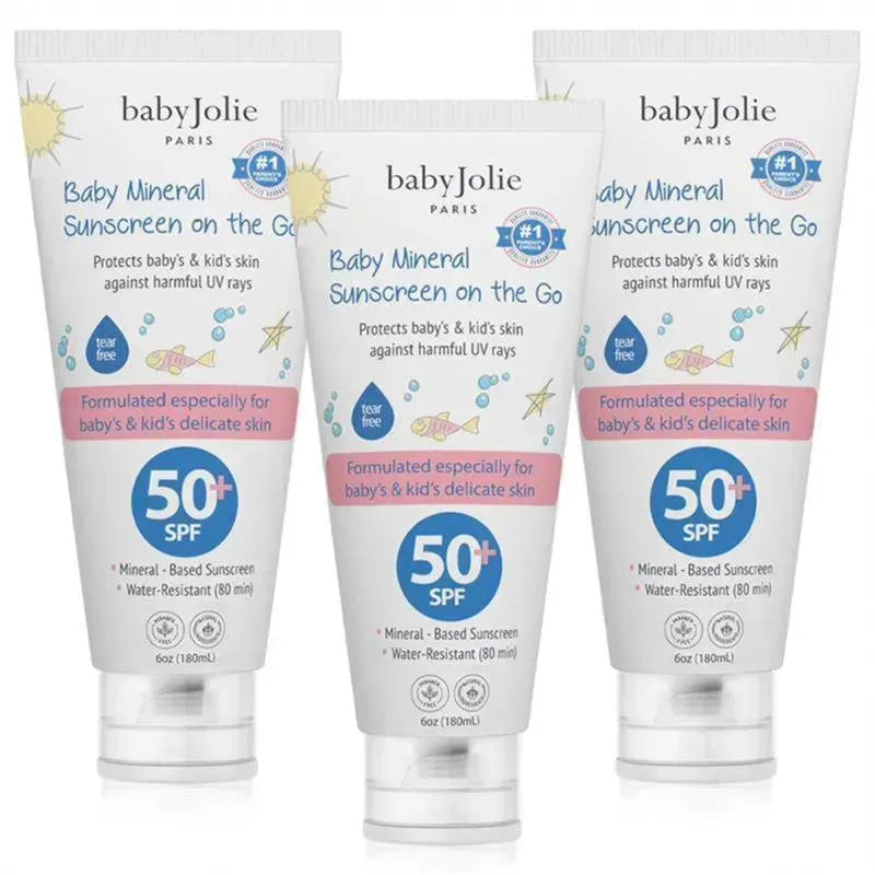 Baby Jolie - 3Pk Baby Mineral Sunscreen Set, 6Oz