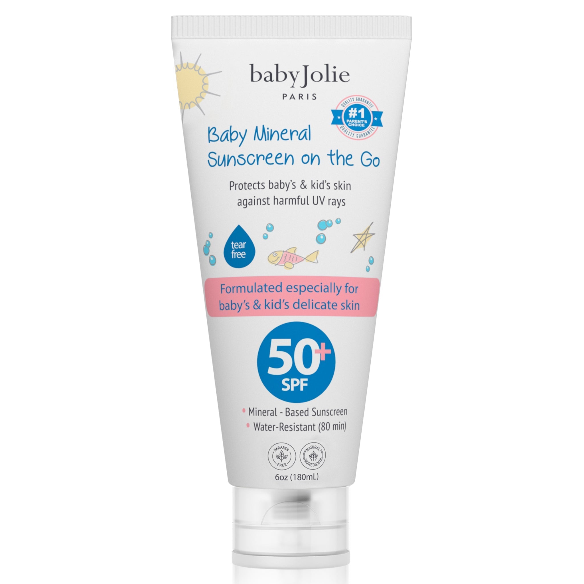 Baby Mineral Sunscreen | 6oz (180ml)