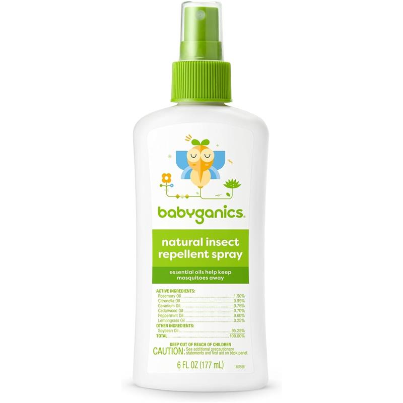 Babyganics Shoo Fly Deet Free Bug Spray - 6 Oz.