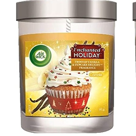 Air Wick CANDLE - FROSTED VANILLA AND CUPCAKE 4.5 OZ